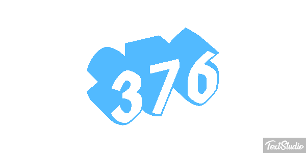 376 Texteffekt