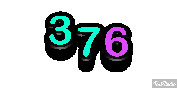 376 Texteffekt