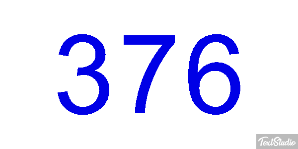 376 Texteffekt