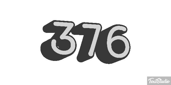 376 Texteffekt