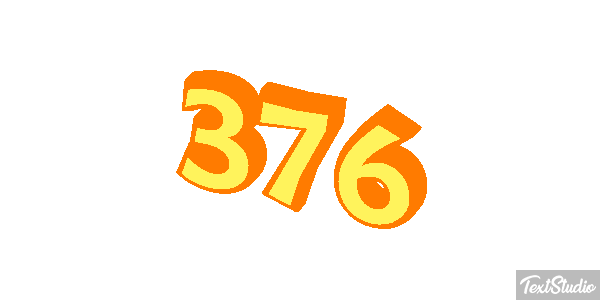 376 Texteffekt