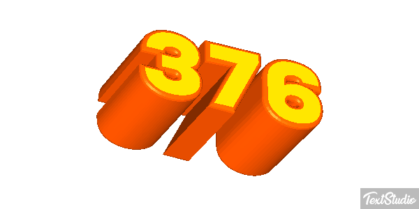 376 Texteffekt