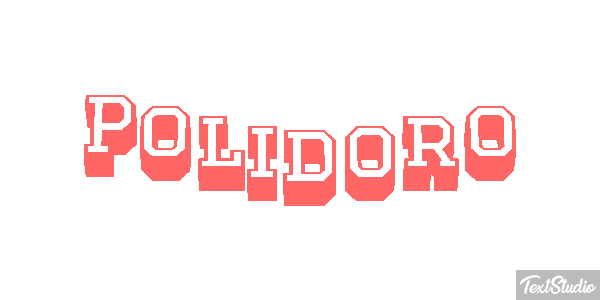 Polidoro Efecto de texto