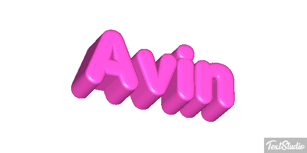 Avin Текстовый эффект
