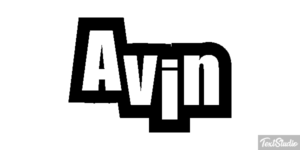 Avin Текстовый эффект