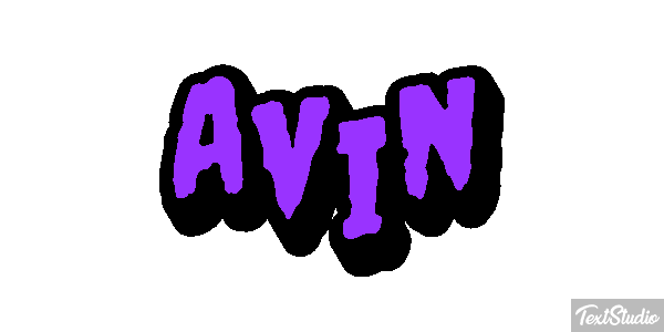 Avin Текстовый эффект