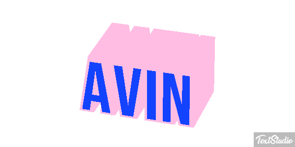 Avin Текстовый эффект