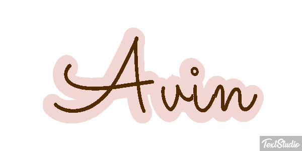 Avin Текстовый эффект