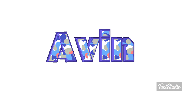 Avin Текстовый эффект