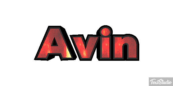 Avin Текстовый эффект