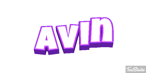 Avin Текстовый эффект