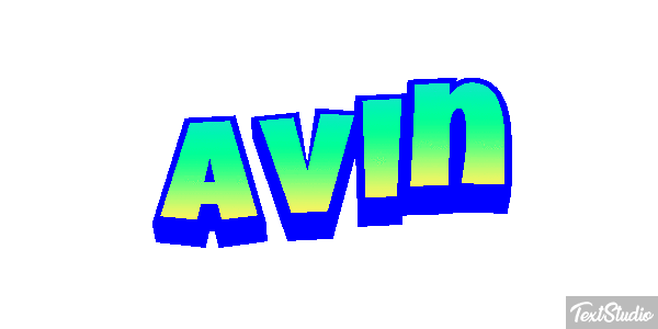 Avin Текстовый эффект
