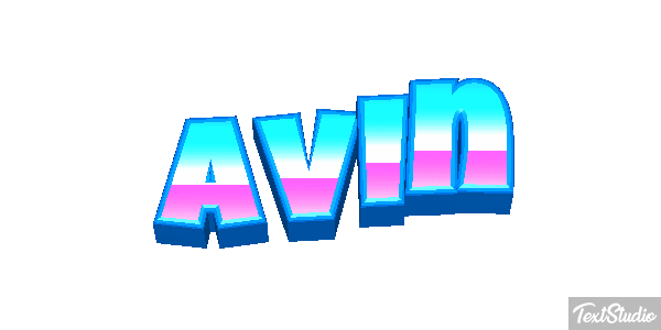 Avin Текстовый эффект