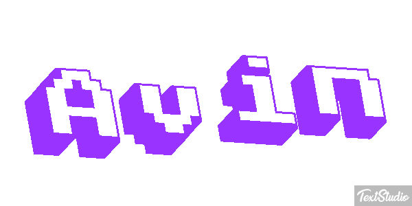 Avin Текстовый эффект