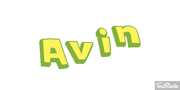 Avin Текстовый эффект