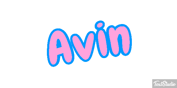 Avin Текстовый эффект