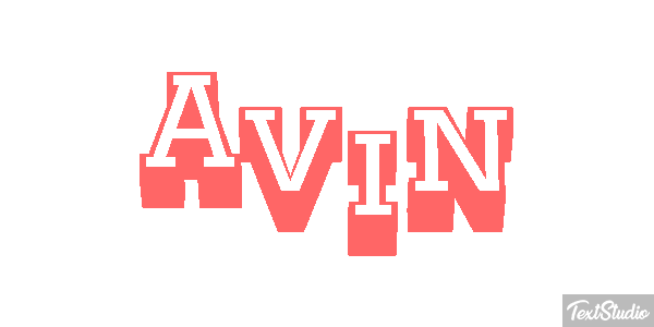 Avin Текстовый эффект