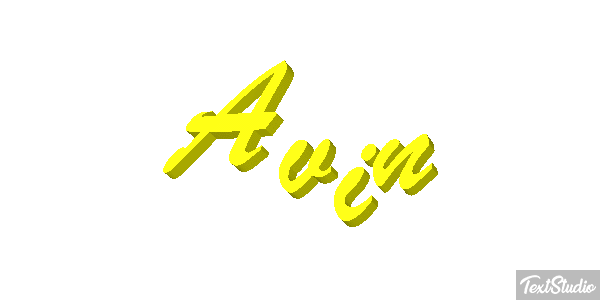 Avin Текстовый эффект