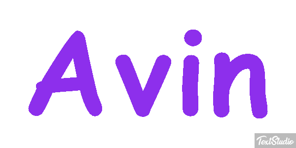 Avin Текстовый эффект