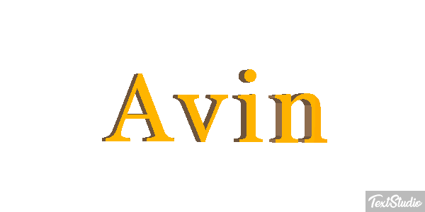 Avin Текстовый эффект