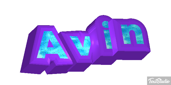 Avin Текстовый эффект