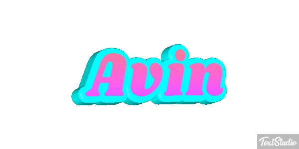 Avin Текстовый эффект