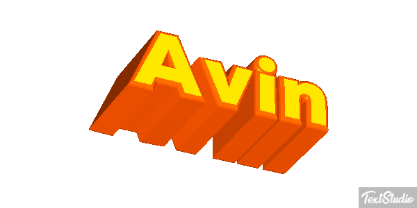 Avin Текстовый эффект