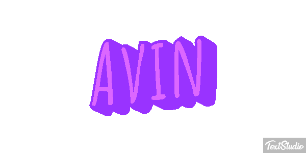 Avin Текстовый эффект