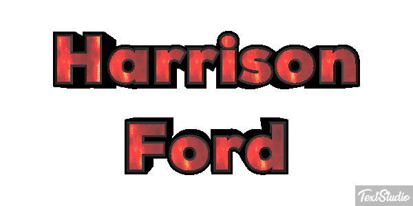Harrison Ford Text effect