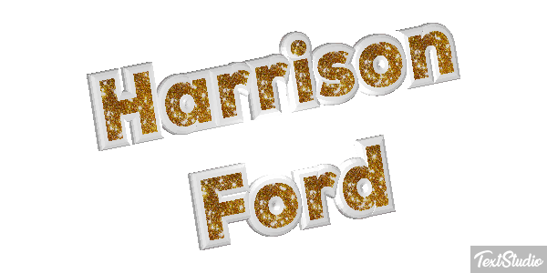 Harrison Ford Text effect