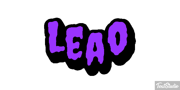 Leão Efecto de texto