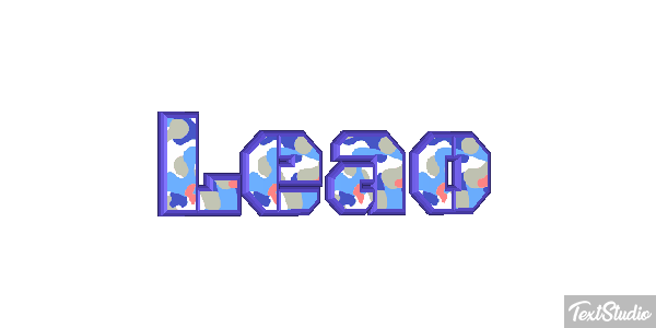 Leão Efecto de texto