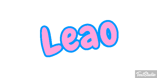 Leão Efecto de texto