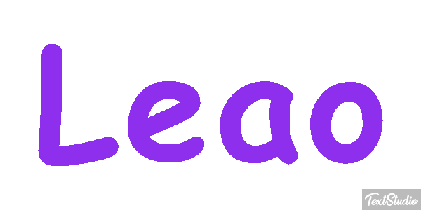 Leão Efecto de texto