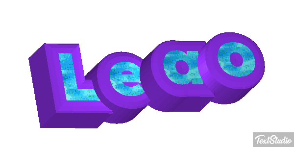Leão Efecto de texto