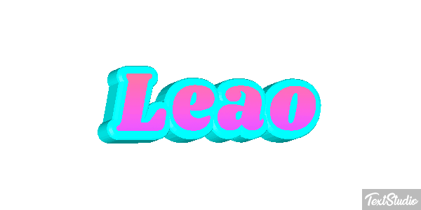 Leão Efecto de texto