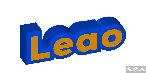 Leão Efecto de texto