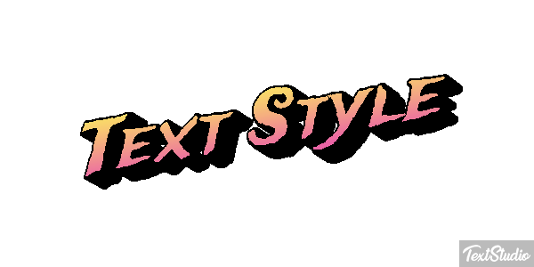 Text Style Text effect
