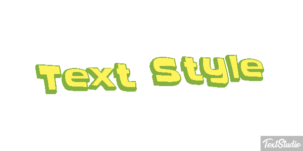 Text Style Text effect