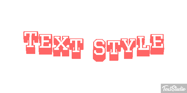 Text Style Text effect