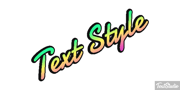 Text Style Text effect