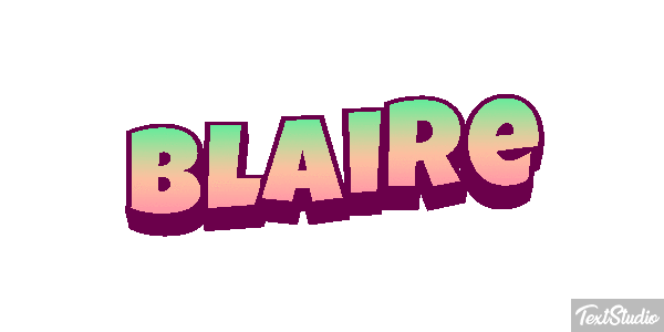 Blaire Efekt tekstowy