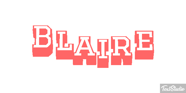 Blaire Efekt tekstowy