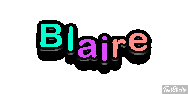 Blaire Efekt tekstowy