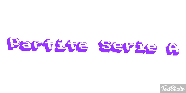 Partite Serie A Efeito do texto