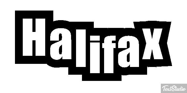 Halifax Текстовый эффект