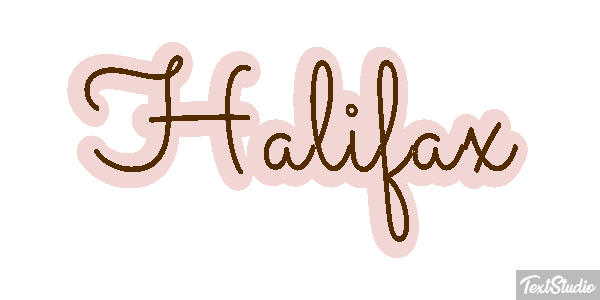 Halifax Текстовый эффект