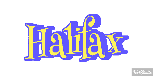Halifax Текстовый эффект