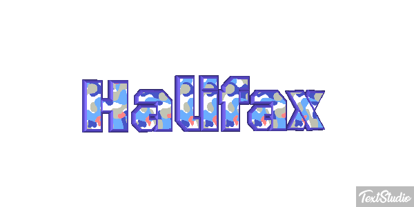 Halifax Текстовый эффект