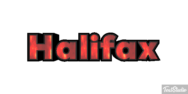 Halifax Текстовый эффект
